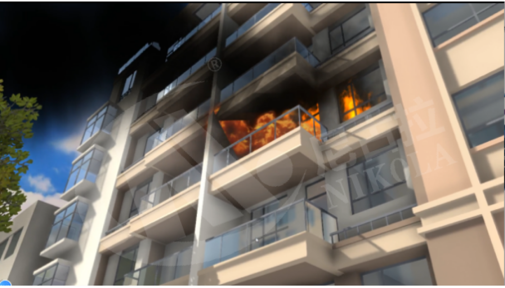 High-Rise Fire Escape VR Drill System