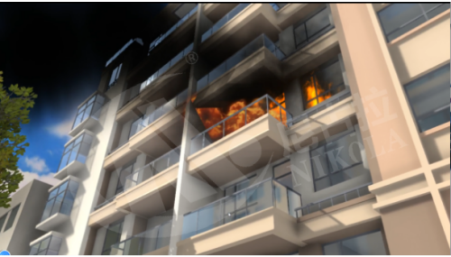 VR高层火灾逃生演练系统