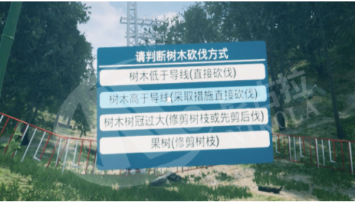 Hệ thống VR dọn cây cối đường dây trên không