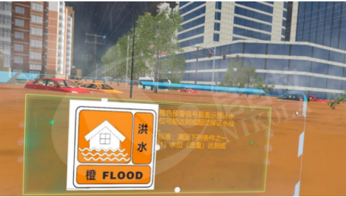 Hệ thống trải nghiệm VR thiên tai lũ lụt
